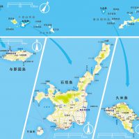 強調したいところを引き立たせる地図デザイン（THEフィッシング）